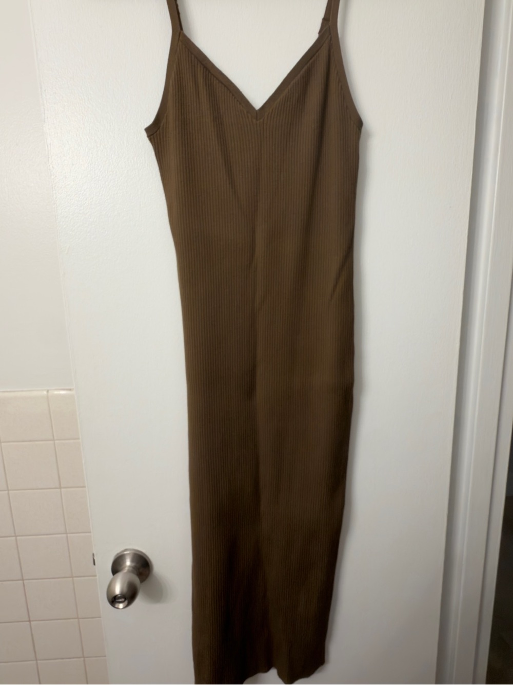 Aritzia Midi Dress - Olive Green
